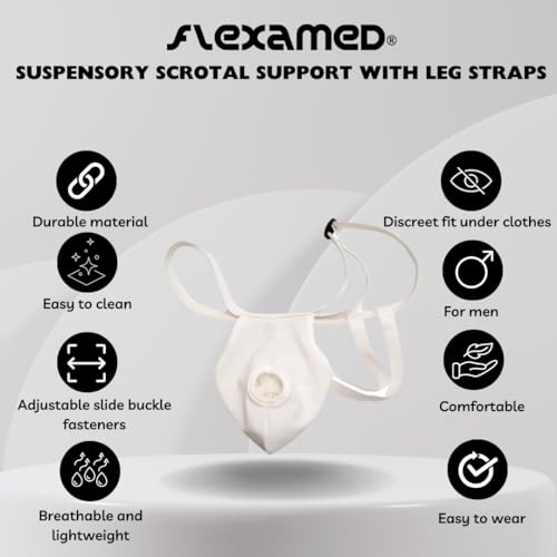 Soporte Escrotal Suspensorio FlexaMed Grande miniatura 5