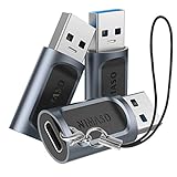 Nimaso Adapter USB auf USB C 3.1 [3 Stück],USB Typ C auf USB A Adapter 5Gbps für iPhone 11 Pro Max,MacBook Pro 2018,Chromebook Nexus 5X,Samsung Galaxy Note20 S20+ Ultra A90 5G S9,Google Pixel 4XL