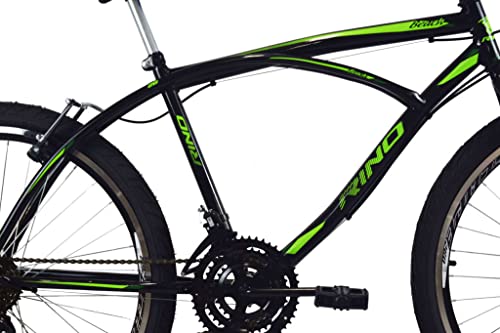 Bicicleta Caiçara Beach Aro 26 18v (Preto/Verde)