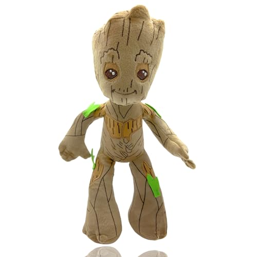 BJPERFMS Peluche Groot, 30CM Groot Plush, Peluches de Animales Kawaii, Figura de Juguetes, Regalo Cumpleaños para Fans y Niños