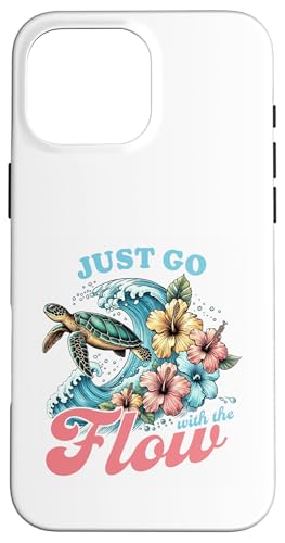 Just Go With The Flow �E�~�K�� �C�g �n�C�r�X�J�X �X�}�z�P�[�X iPhone 16 Pro Max �p