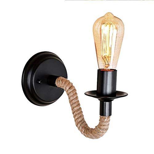 Applique Murale Corde Loft Vintage Suspension Rétro Country
