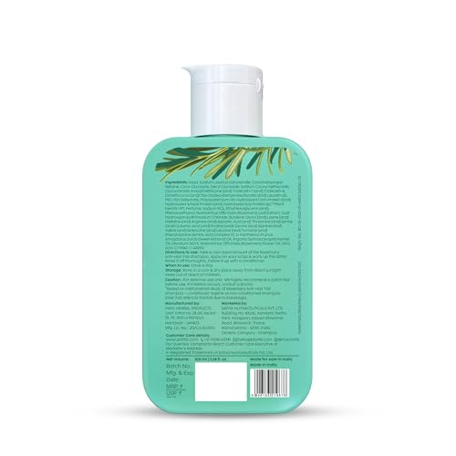 Image of PLIX - THE PLANT FIX Rosemary Advanced Anti Hair Fall Shampoo | Reduces Hairfall & Promotes Hair Growth | Gently Cleanses | All Hair Types | Men & Women | Sulphate & Paraben Free | Dermatologically Tested |100ml