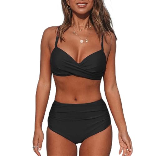 Haut Fisoew noir femme ample fini les vêtements serrés 16HS1L