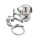 Llavero en forma de, colgante de carrete de, llavero con rueda de tambor para bolso, bolso de mano, para teléfono, cartera, coche, oficina, viajes, hogar, Un, Se référer au