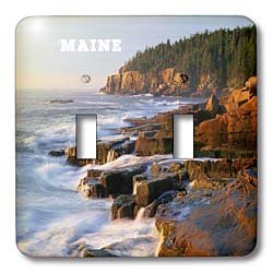 Plaque interrupteur Acadia National Park 3dRose lsp_101694_2 finition premium