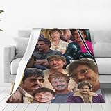 Ireser Pedro Actor Pascal - Manta para sofá, cama, sofá, cama, suave, ligera, cálida, acogedora, manta de franela para cama de niños y adultos, regalo múltiple de 50 x 40 pulgadas