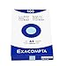Produktbild Exacompta 13318B Packung mit 100 Karteikarten, DIN A5, blanco, ideal für Notizen, Blau, 1 Pack