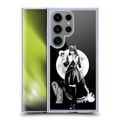 Coque Samsung S24 Ultra MagSafe tête de crâne antichoc en gel silicone durable