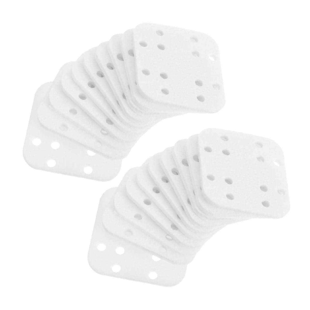 64 Almohadillas Minerales de Repuesto para Humidificador Blanco | Tela No Tejida, Absorción Mineral y Aroma, Uso en Hogar y Oficina, Mantenimiento Sencillo, 64 Piezas