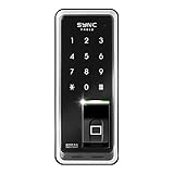 SYNC 指紋認証 電子錠 TR812 開き戸用 暗証番号 デジタルドアロック/日本語説明書付 [並行輸入品]