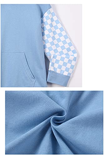 Image of Deeorla Little Boys Girls Cotton Tie Dye Hoodies Long Sleeve Pullover Sweatshirts for Big Kids 5-15Years