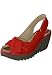 FLY London Women's Yakin Ankle Strap Wedge