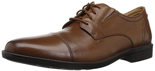 Bostonian Men's Birkett Cap Oxford, Dark tan Leather, 9.5 W US by Bostonian - Used condition - US$23.60