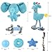 AMFUN 7 Stück Hundespielzeug Set für Kleine und Mittlere Hunde, Plüsch Mit Quietscher, Kauspielzeug für Welpen