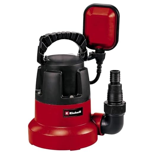Einhell Tauchpumpe GC-SP 3580 LL (350 W, 8.000 Liter pro Stunde, flachabsaugend bis 1 mm, Pumpenstart ab 8 mm, integriertes Rückschlagventil)