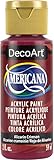 Fabricado en Estados Unidos Bulk Buy: Deco Art Americana pintura acrílica 2 onzas carmín de alizarina da-179 (6-Pack)