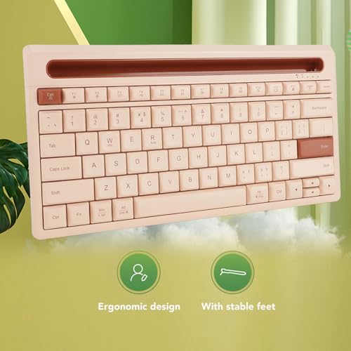 Clavier ordinateur portable et tablette Dpofirs 79 touches Bluetooth sans fil silencieux compact - 2