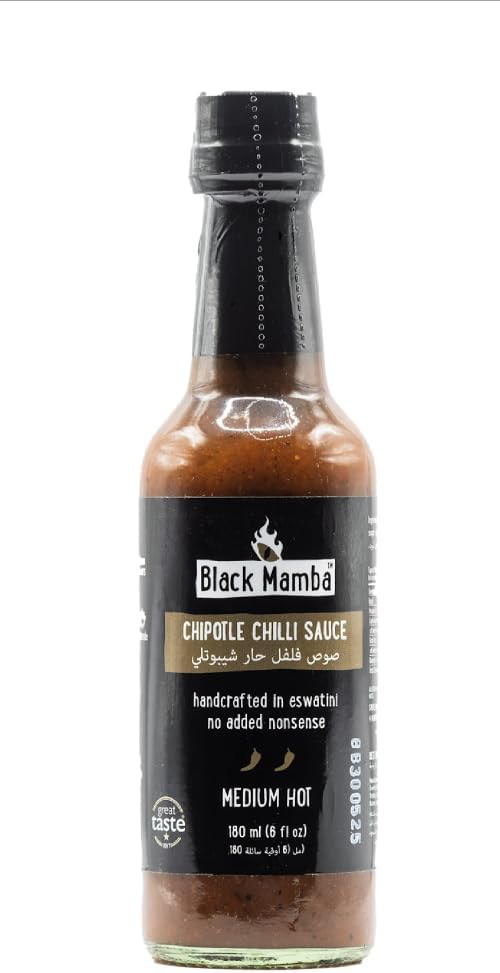 Black Mamba Chipotle Chilli Sauce 180ml (6 fl oz)