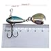unclesportinfof 5pcs/lot Spinner Bait 2.17inch/0.4oz Hard Fishing Lure Tail Spin VIB Saltwater Fishing Bait Swimbait Crankbait
