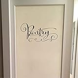 Pantry Decal - Pantry Wall Decal or Door Decal - Kitchen Wall Decal Home Decor Vinyl Sticker...