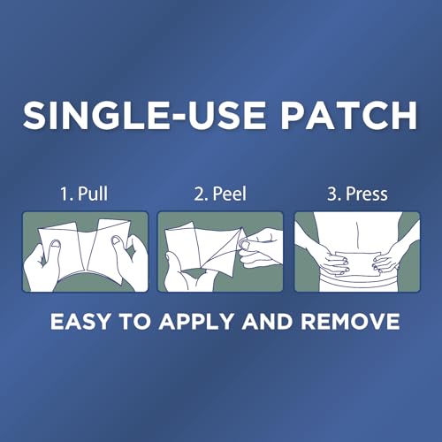 Image of Thera|Care Maximum Strength OTC Pain Relief Patch | 4% Lidocaine Patch | 3.9 inch x 5.5 inch | 6-Count Box