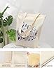 AILOONG High-definition printed tote bags 340g/m² thick fabric Note Music House Reusable #2