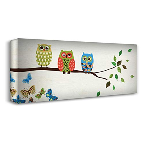 ArtDirect Good Night Owl II 18x10 Gallery Wrapped Canvas Museum Art by Wild Apple Portfolio