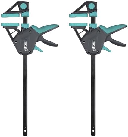 wolfcraft 2 Sargentos Monomanual PRO - Sargento Carpintero 300mm