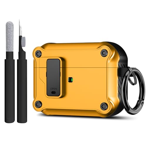 Image of Compatible with Airpods Pro 3 Case(2025),for Airpods Pro 3rd Generation Cases Cover with Keychain Cleaner Kit Soft Silicone Shockproof Cover for Women Men
