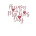 Dcokska Happy Mother's Day Cake Topper, Mother's Day Party Decorations/grandmother's birthday Party Decorations