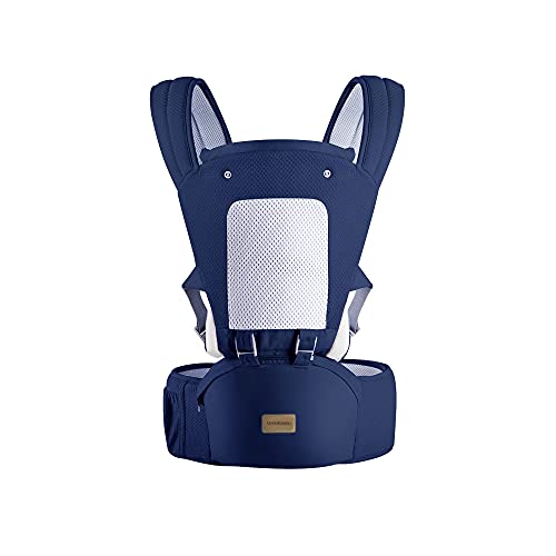 Maxi Baby Canguru Ergonômico 5Way Hipseat (15kg) - Jeans