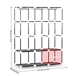 Mavivegue Portable Closet, Wardrobe Closet Organizer with Cover, 3 Hanging Rods and Shelves,Large Capacity for Bedroom, Living Room, Black - Image 4