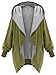 DJT Womens Hooded Zip-up Sweatshirt Coat Jacket