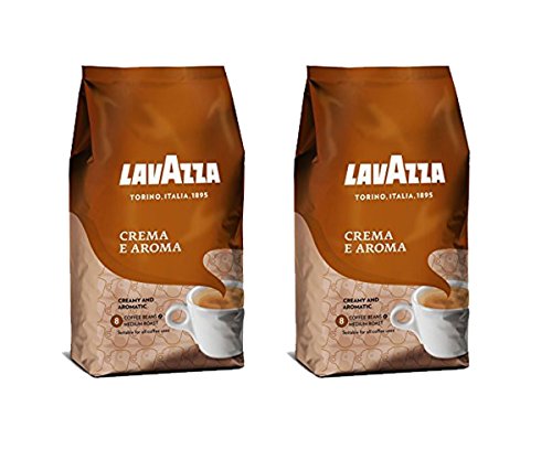 Lavazza Crema e Aroma - Coffee Beans, 2.2-Pound Bag - Pack of 2