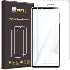 WFTE [2 Stück Schutzfolie für Sony Xperia 10 VII Panzerglas Glasfolie 9H Härte, Anti-Kratzen, Anti-Bläschen Displayschutzfolien Panzer Schutz Glas für Xperia 10 VII