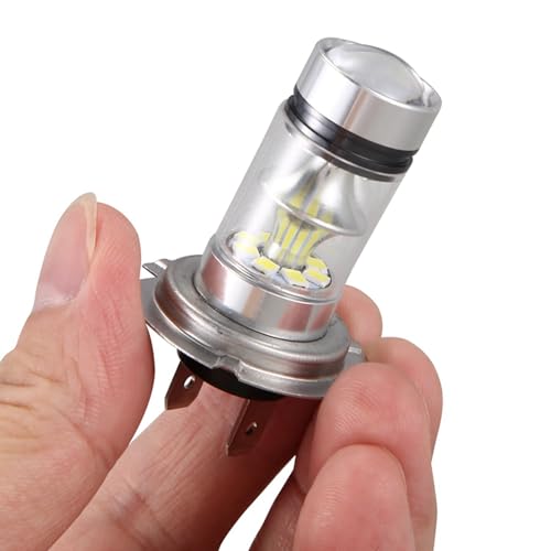 Ampoule H7 LED 100W pour phares voiture antibrouillard afin de voir la nuit sans fatigue en 6000K