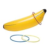 xixiparty Bachelorette Party Games, Bridal Decorations Shower Inflatable Banana Ring Toss Game,