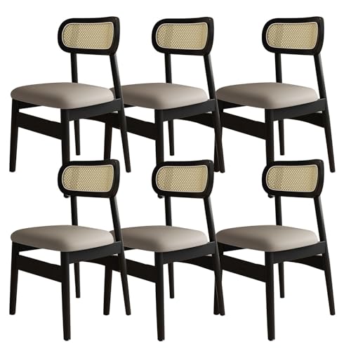 2er Set Moderne Esszimmerstühle aus Holz mit atmungsaktiver...