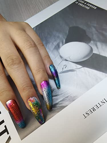 AIMEILI 2PCS Nail Art Foil Glue Gel 15ML Transferfolie Nägel Kleber für Folien Nagelsticker Nail Art Foil Glue Gel Set