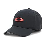 Oakley Novelty Tin Can Cap - Męska czapka Lifestyle, Czarny/czerwony płomień, S