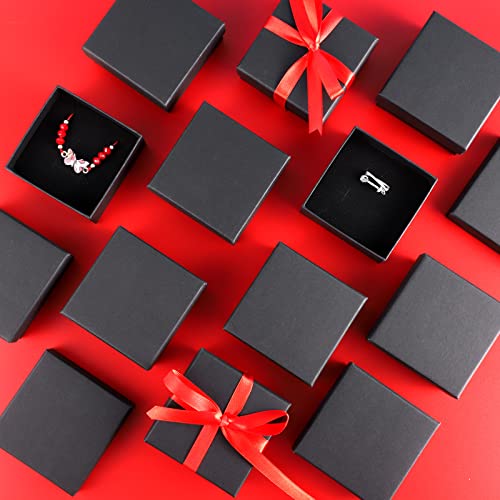 Wsicse 12 Pcs Jewelry Gift Boxes, Small Gift Boxes For Necklace Ring Bracelet Earring Cotton Filled Jewelry Box For Mothers Day Jewelry Gifts Organizer #TOP3