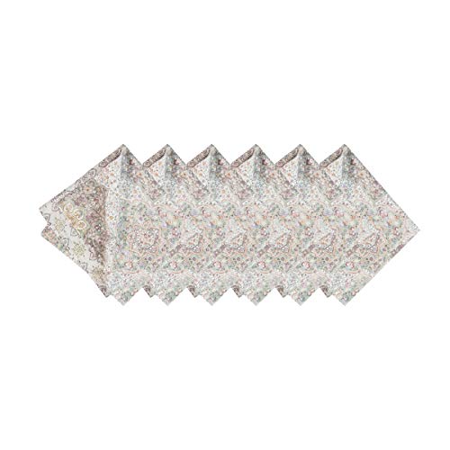 Servilletas de Tela Cuadradas 20x20 Azul Pack x6 miniatura 2
