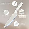 15-Piece-Knife-SetKitchen-Knife-Block-SetWhite-stainless-steel-knife-set-with-sharpener-for-Chopping-Slicing-Dicing-CuttingDishwasher-safe 15 Piece Knife Set,Kitchen Knife Block Set,White stainless steel knife set with sharpener for Chopping, Slicing, Dicing & Cutting,Dishwasher safe