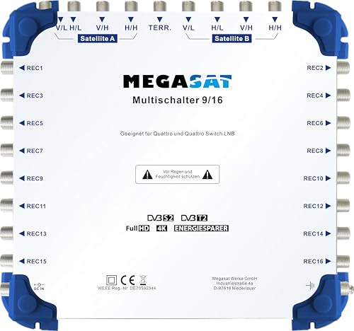 Preisvergleich Produktbild Megasat Multischalter 9 / 16