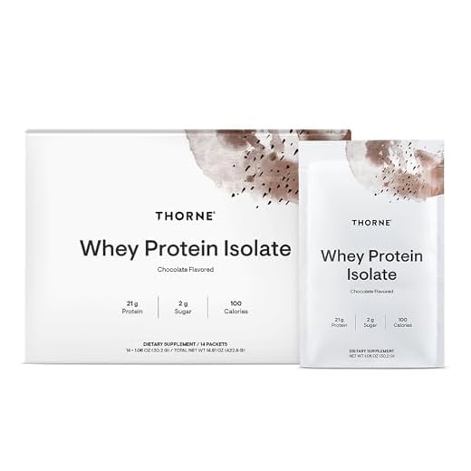 THORNE Chocolate Whey Protein Isolate