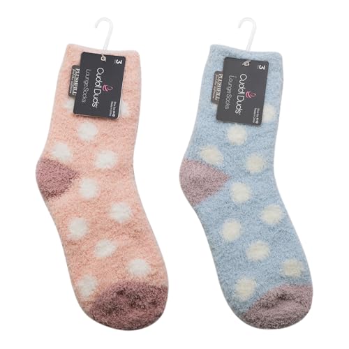 Cuddl Duds Women 6 Pair Pack Warm Cozy Plush Ultra Soft Anklet Lounge Fuzzy Fluffy Comfortable Slipper Socks2