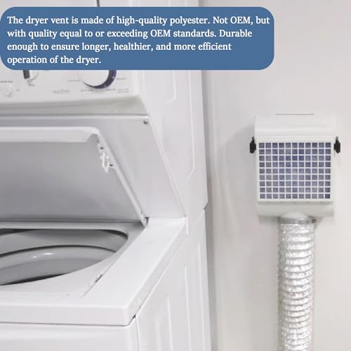 Polyester Dryer Vent Filters Replacement for Better Vent Indoor Dryer Vent (Set of 12) - Thumbnail 5
