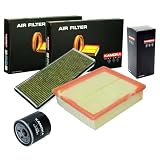 KAMOKA Pollenfilter + Luftfilter + Ölfilter-Set passend für ACE 4
