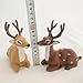 Fancyes Christmas Simulation Deer Decor Elk Figurine Charm Centerpieces Animal Reindeer Ornament Christmas Decor for